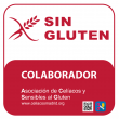 Sticker colaborador sin gluten con ACSG